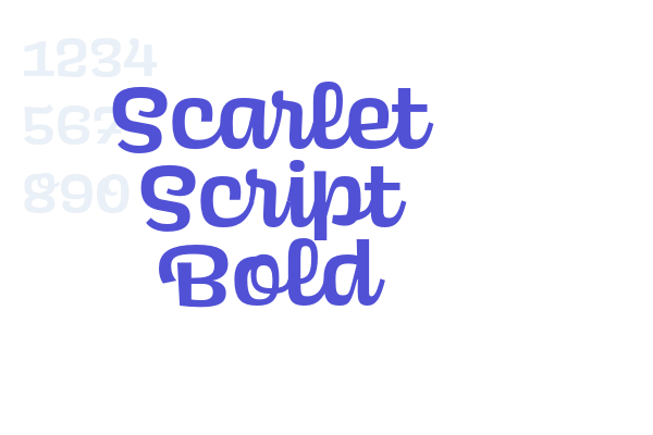 Scarlet Script Bold