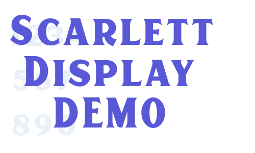 Scarlett Display DEMO Font Download