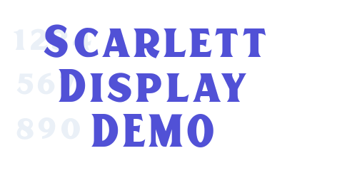 Scarlett Display DEMO-font-download