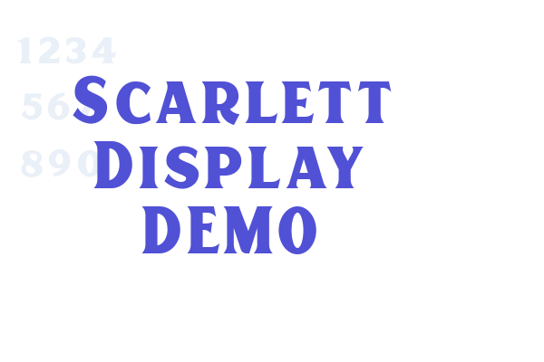 Scarlett Display DEMO