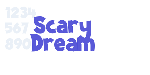 Scary Dream font