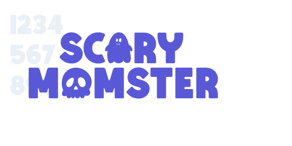 Scary Momster font free