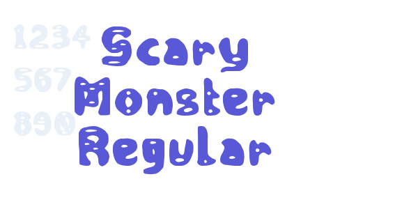 Scary Monster Regular font free