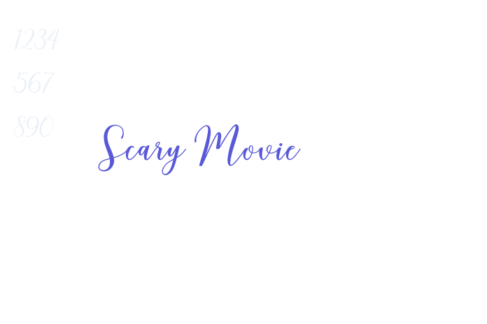 Scary Movie font free