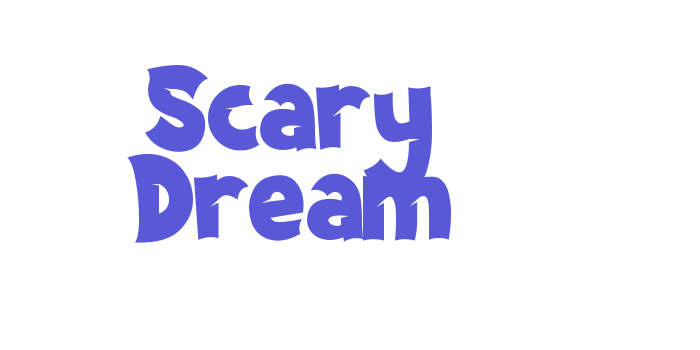 Scary Dream Font