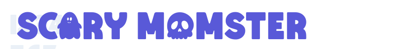 Scary Momster font