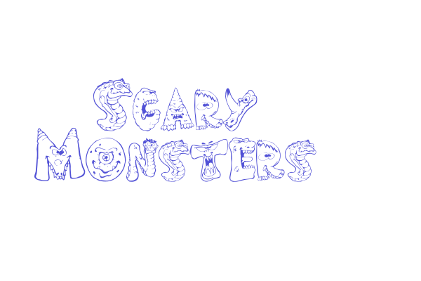 Scary Monsters Font Download