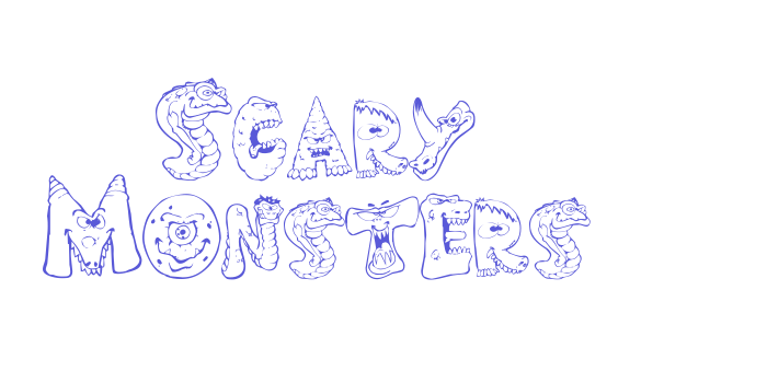 Scary Monsters Font