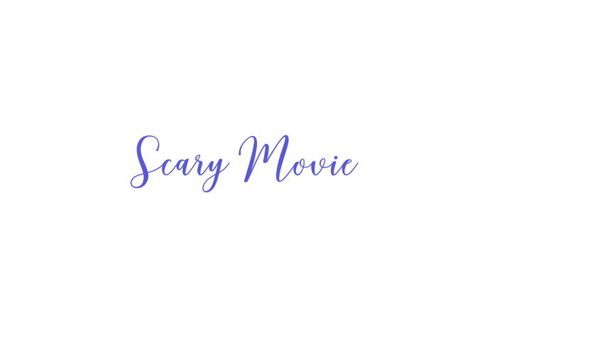 Scary Movie Font