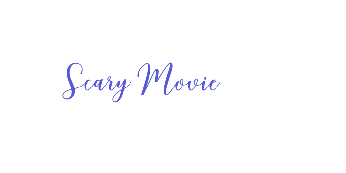 Scary Movie Font