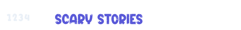 Scary Stories font