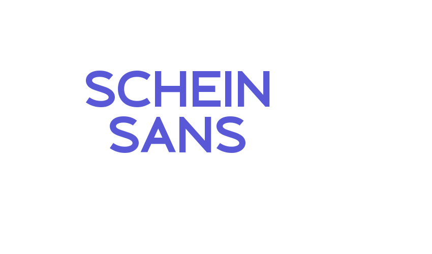 Schein Sans Font Download