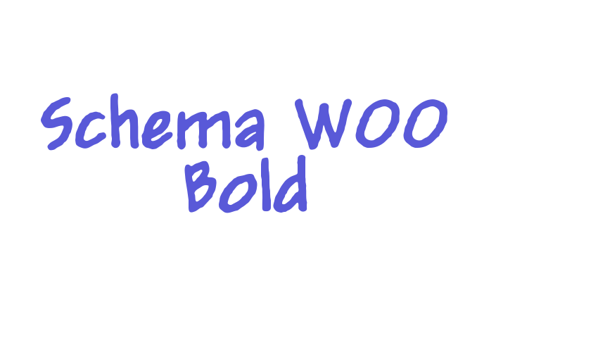 Schema W00 Bold Font Download