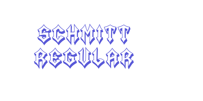 Schmitt Regular Font Download