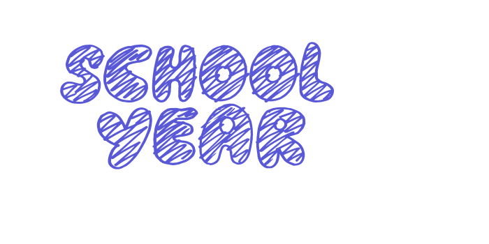 School Year Font