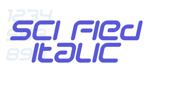 Sci Fied Italic font free