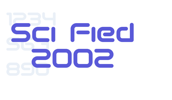 Sci Fied 2002 Font