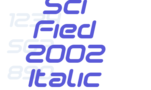 Sci Fied 2002 Italic Font Download