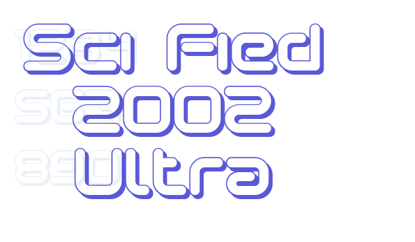 Sci Fied 2002 Ultra Font