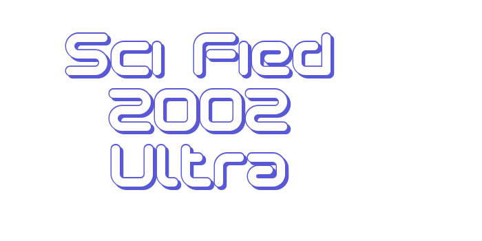 Sci Fied 2002 Ultra Font Download