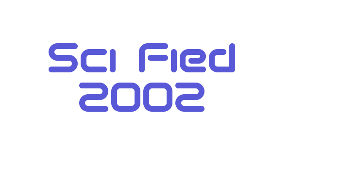 Sci Fied 2002 Font Download