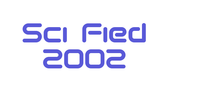 Sci Fied 2002 Font