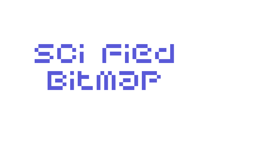 Sci Fied Bitmap Font Download