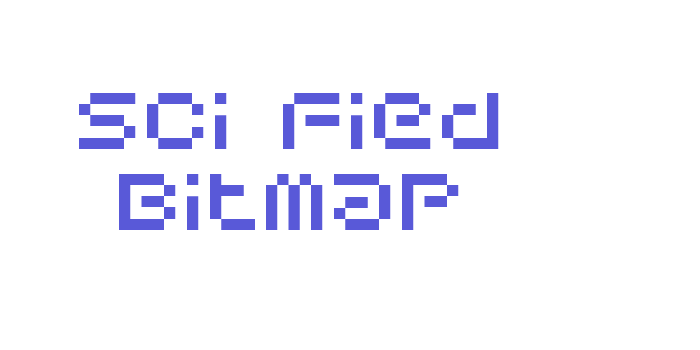 Sci Fied Bitmap Font Download