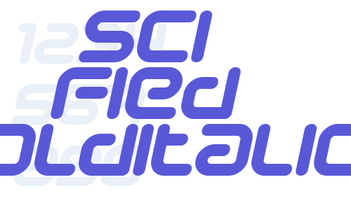 Sci Fied BoldItalic Font Download