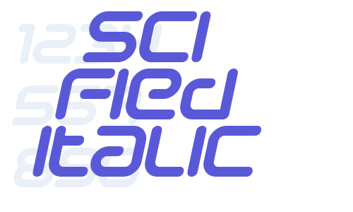 Sci Fied Italic Font Download