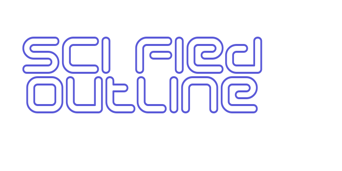 Sci Fied Outline Font Download