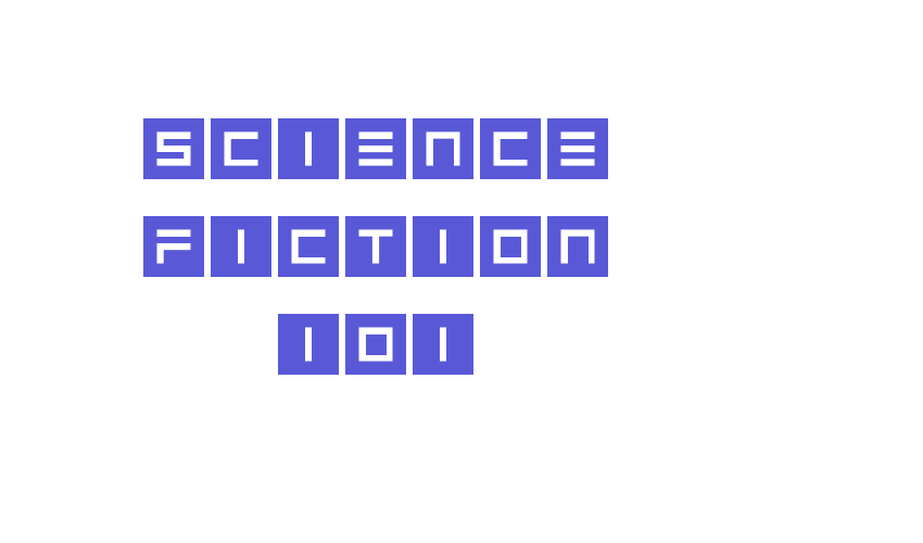 Science Fiction 101 Font Download