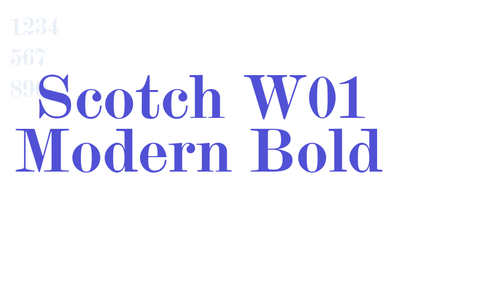 Scotch W01 Modern Bold-font-download