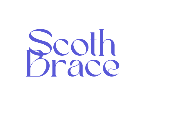 Scoth Brace Font