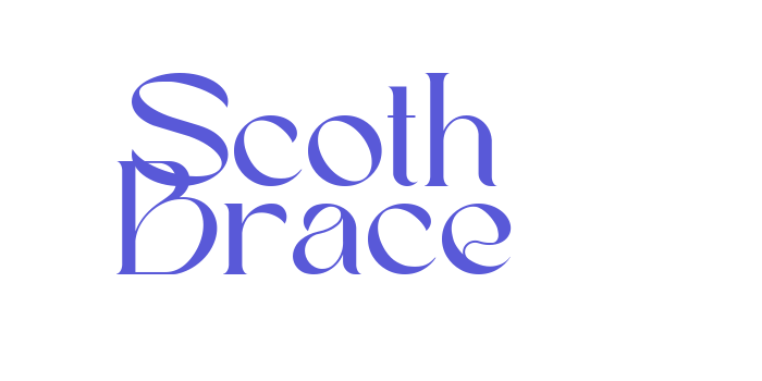 Scoth Brace Font Download