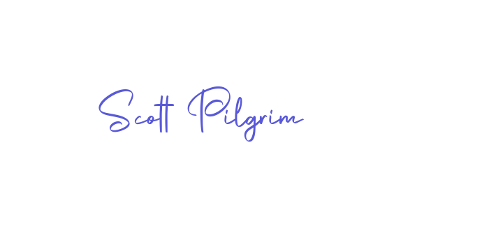 Scott Pilgrim Font Download