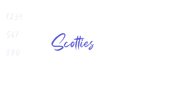 Scotties font free