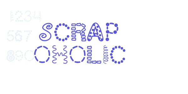 Scrap OHolic font free