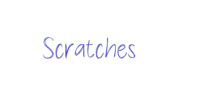 Scratches Font