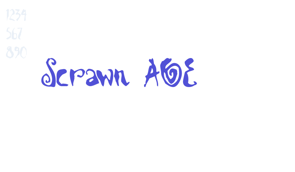 Scrawn AOE-font-download