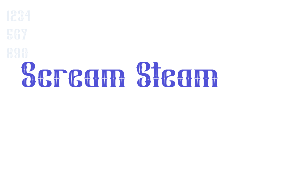 Scream Steam-font-download