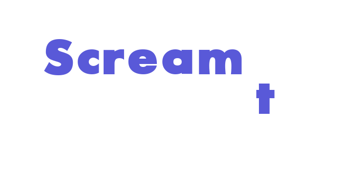 Scream alternative Font Download