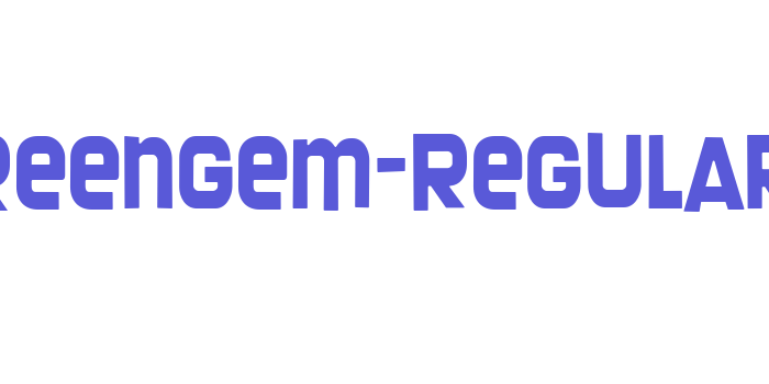 Screengem-Regular Font Download