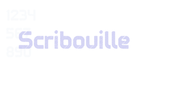 Scribouille font free