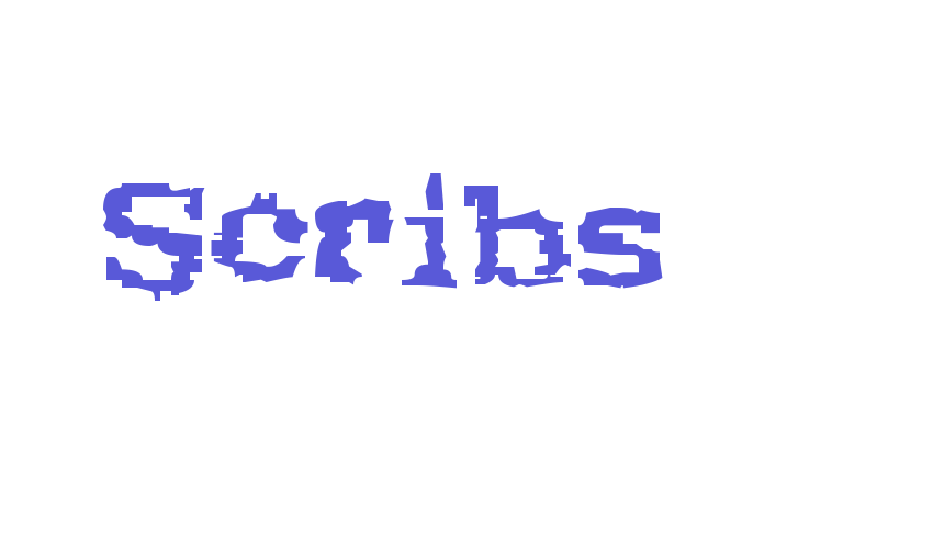 Scribs Font