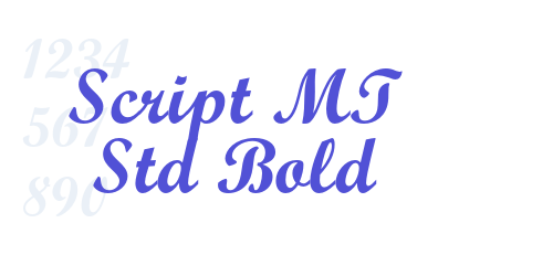 Script MT Std Bold-font-download