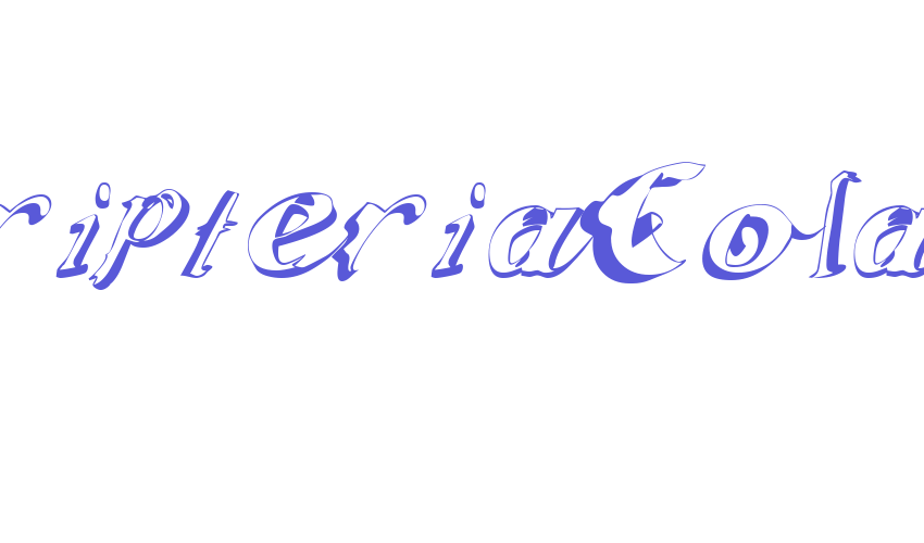 ScripteriaCola Font