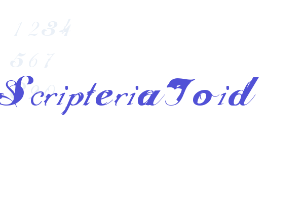 ScripteriaToid Font Download