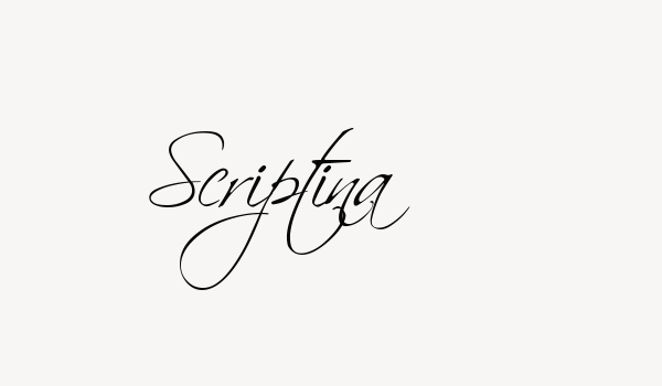 Scriptina Font