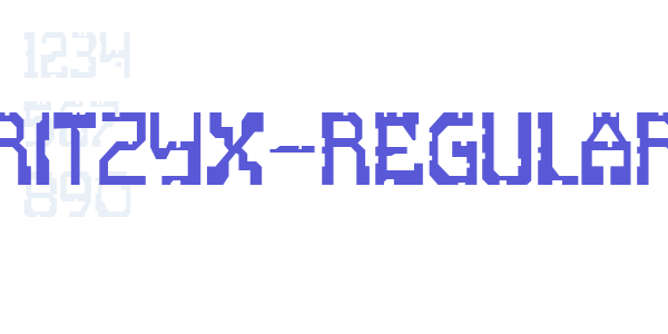 ScritzyX-Regular font free